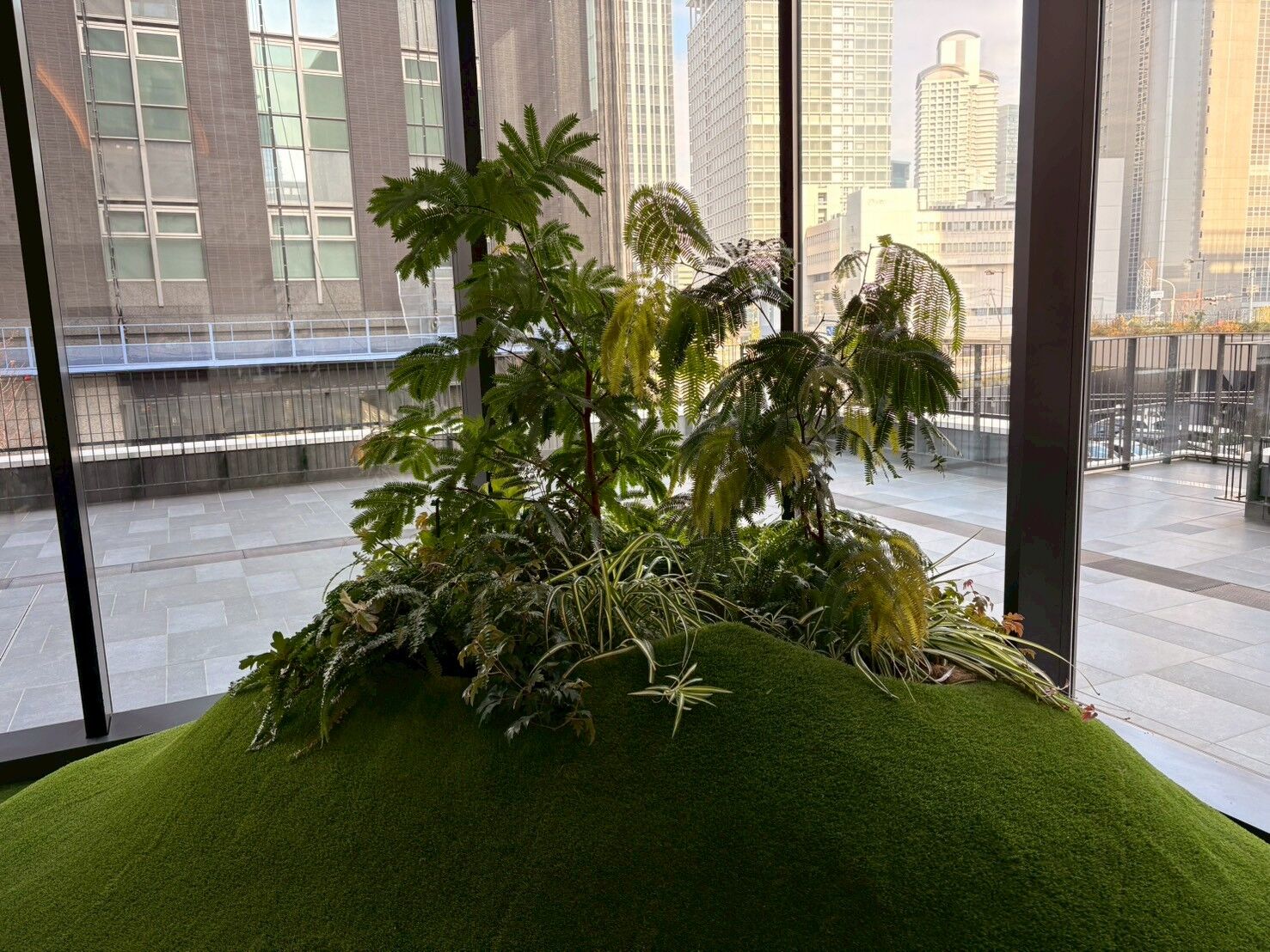 ビルスペース　観葉植物リース